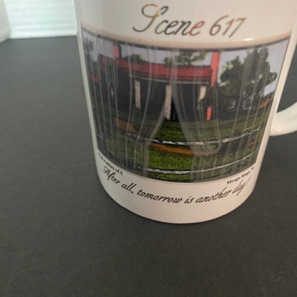 2 New VINTAGE 1995 GONE WITH THE WIND Mirage Mugs - Scarlet O'Hara & Tara - Picture 8 of 9